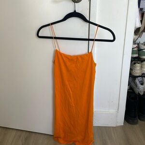 small Zara orange dress
